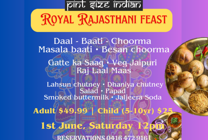 Royal Rajasthani Feast – Pint Size Indian Point Cook