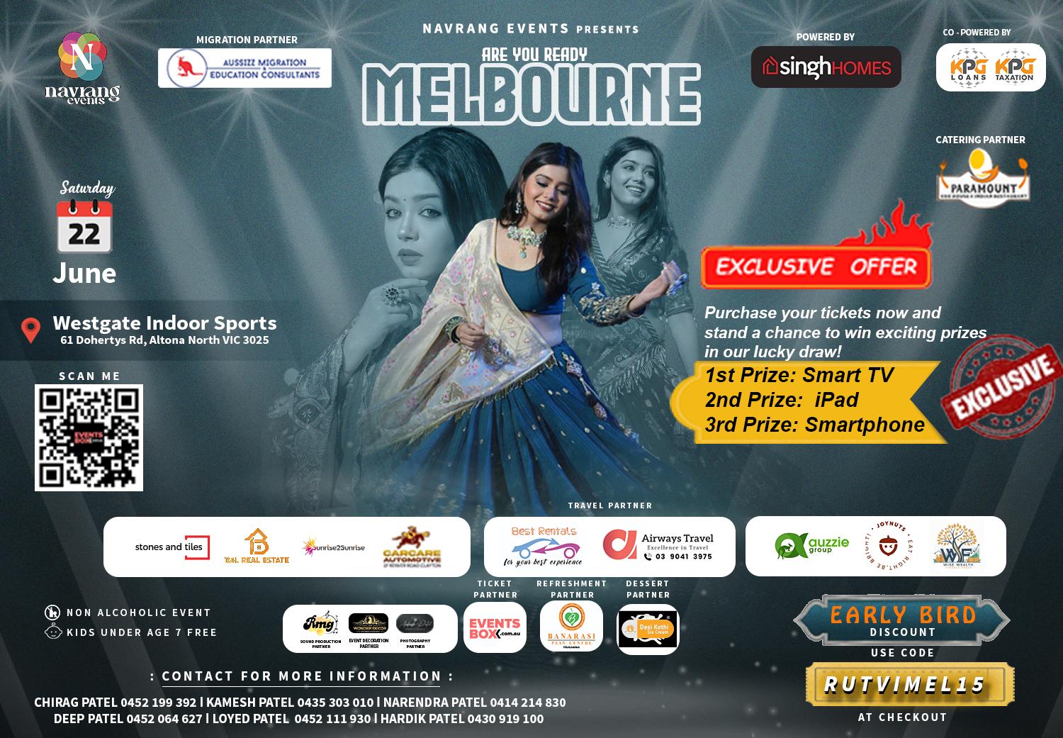 Garba Ni Ramzat With Rutvi Pandya In Melbourne Buy Ticket Online Eventsbox