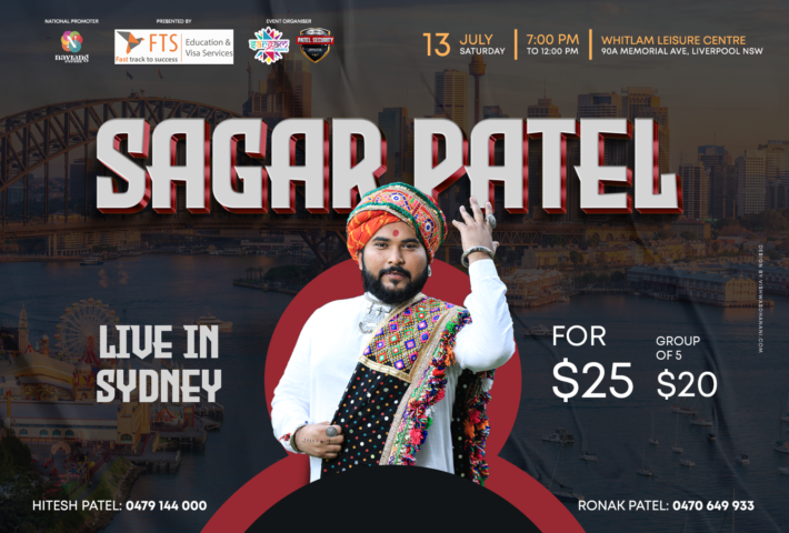 Garba Swag With Sagar Patel Live in Sydney