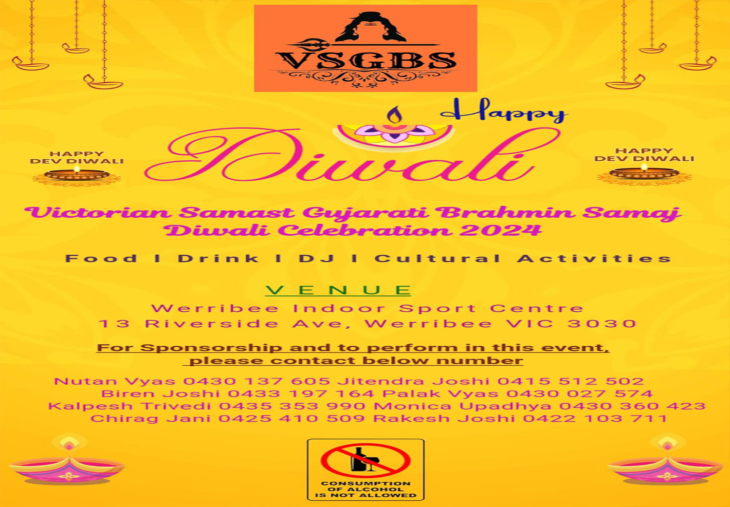 Diwali Celebration 2024 VSGBS Buy Ticket Online Eventsbox